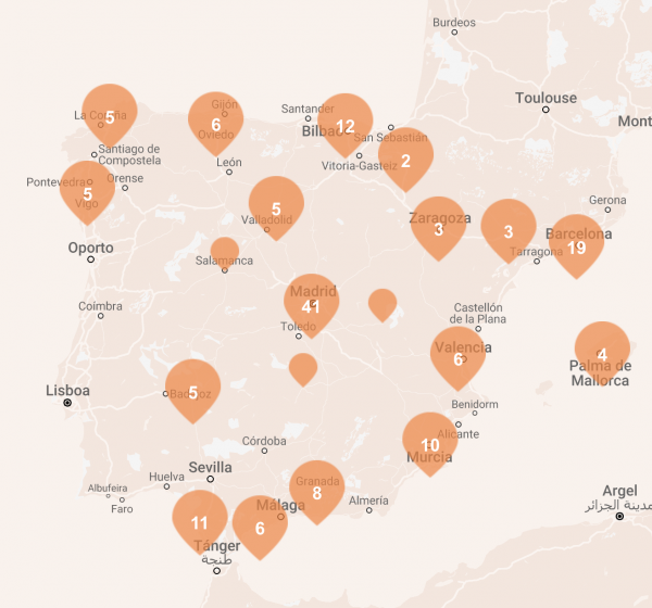 CENTROS ÚNICO MAPA